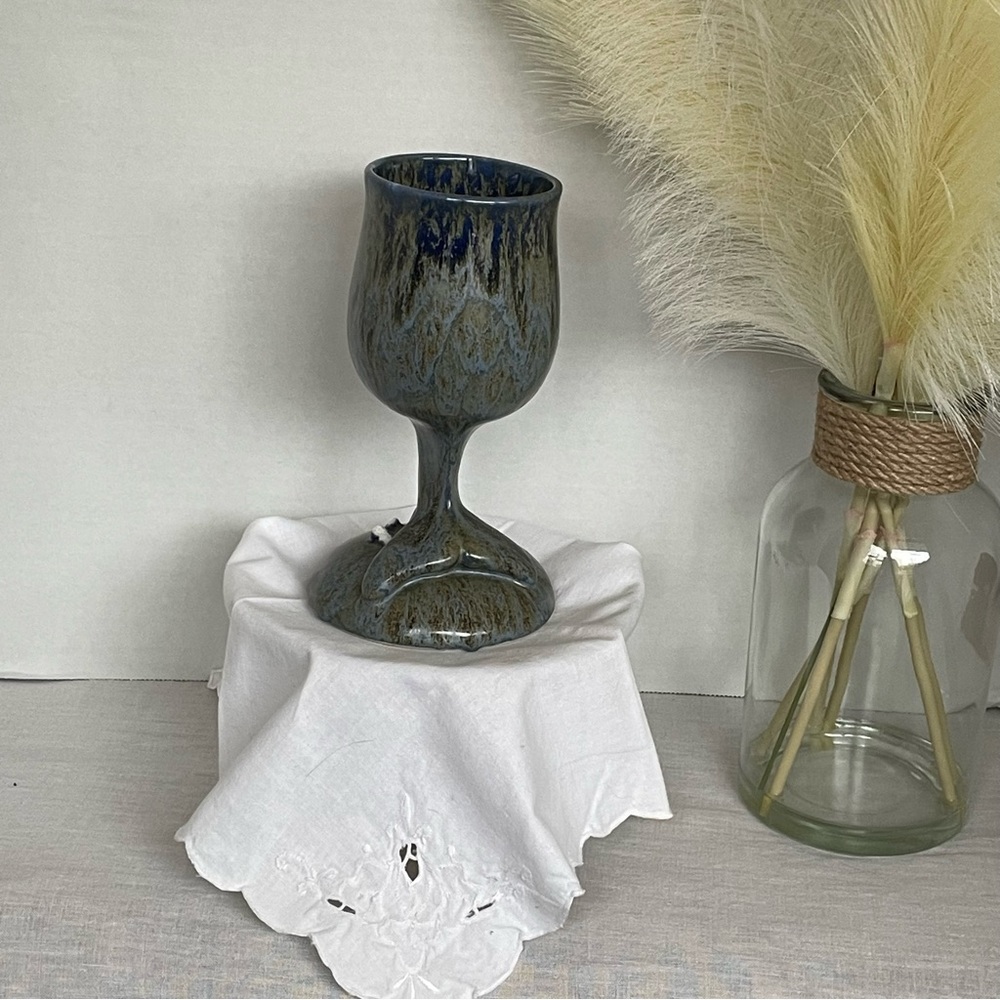Doug Wylie The Wale’s Tail Pottery Wine | Beer Goblet Beach Haven New Jersey